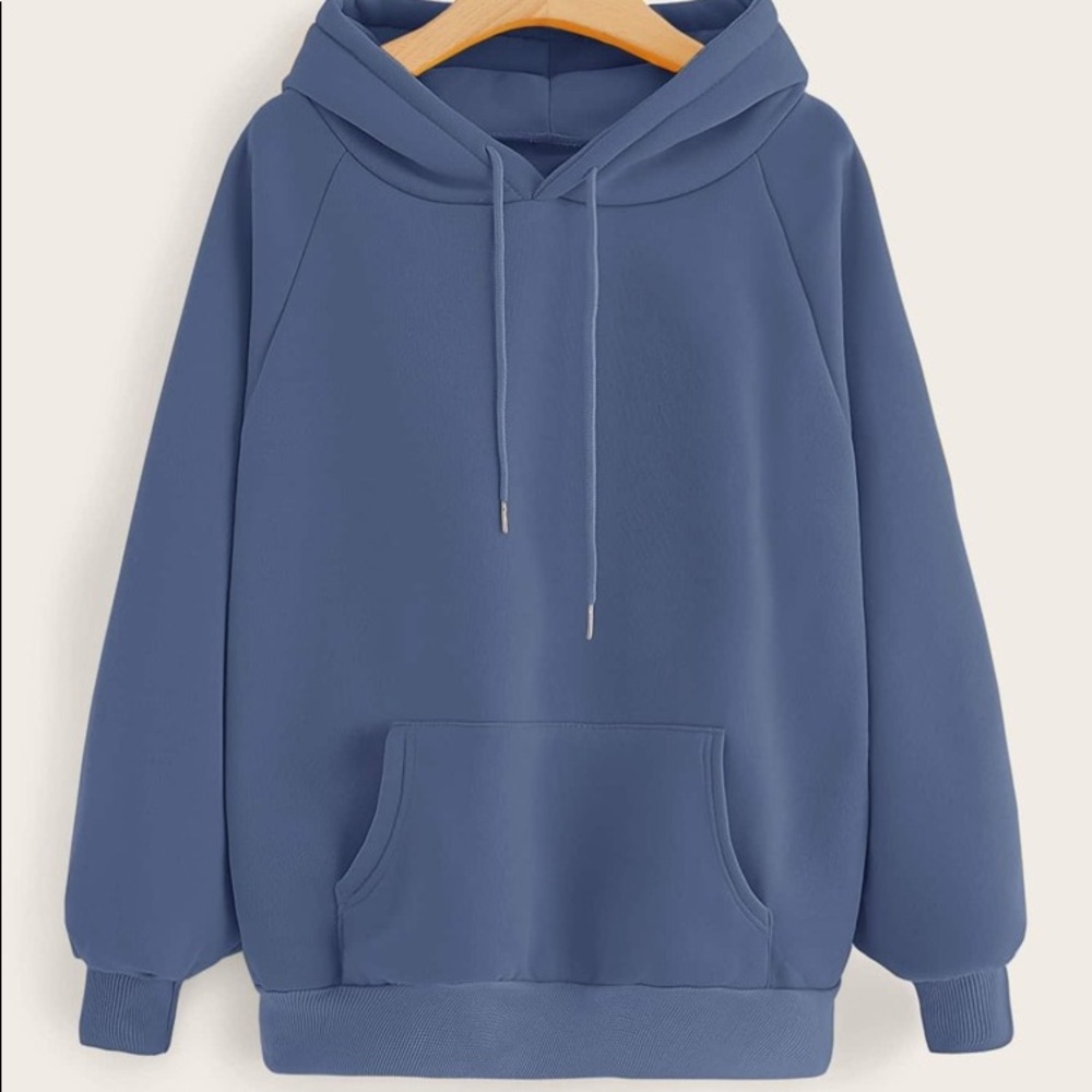 NEW ✨ Light Blue Hoodie with Front Pocket